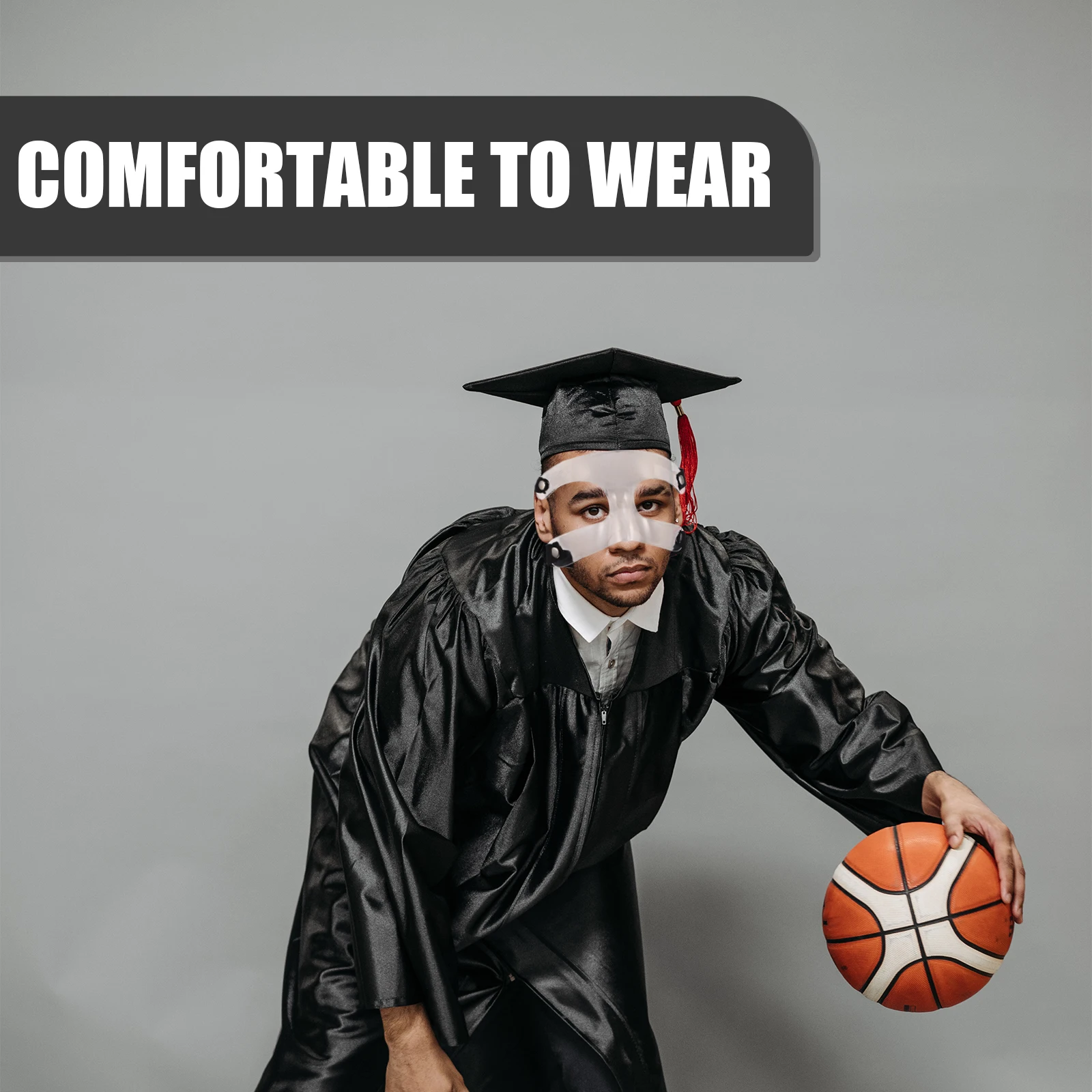 Sports Mask Athletic Face Guard for Basketball Nose Protection Lightweight PVC Composite Adjustable Safety Gear for Men Women
Sports Mask Athletic Face Guard for Basketball Nose Protection Lightweight PVC Composite Adjustable Safety Gear for Men Women