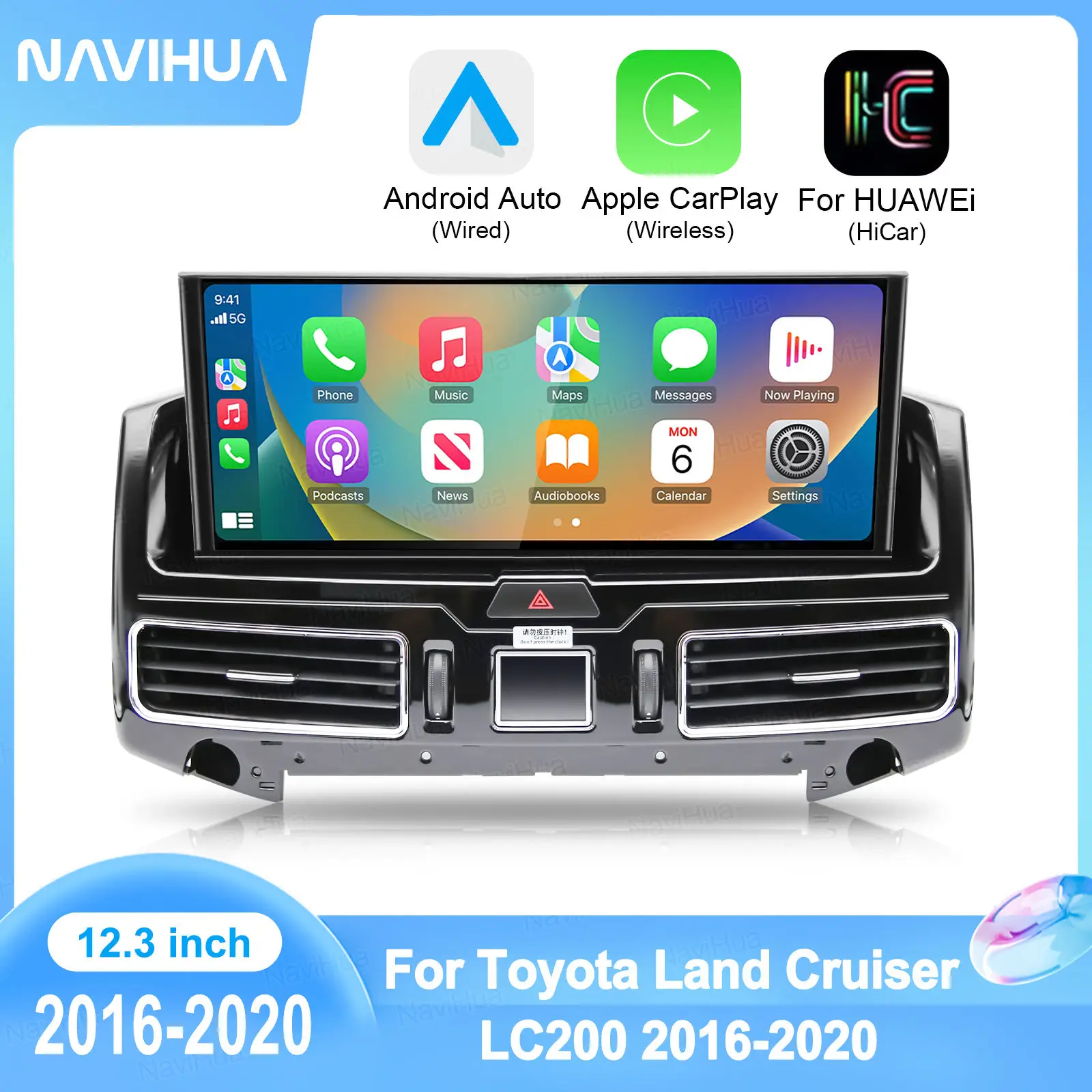 NaviHua For Toyota Land Cruiser LC200 2016 2021 Multimedia Android Car Radio Stereo Auto Carplay Head Unit Monitor New Upgrade
NaviHua For Toyota Land Cruiser LC200 2016 2021 Multimedia Android Car Radio Stereo Auto Carplay Head Unit Monitor New Upgrade