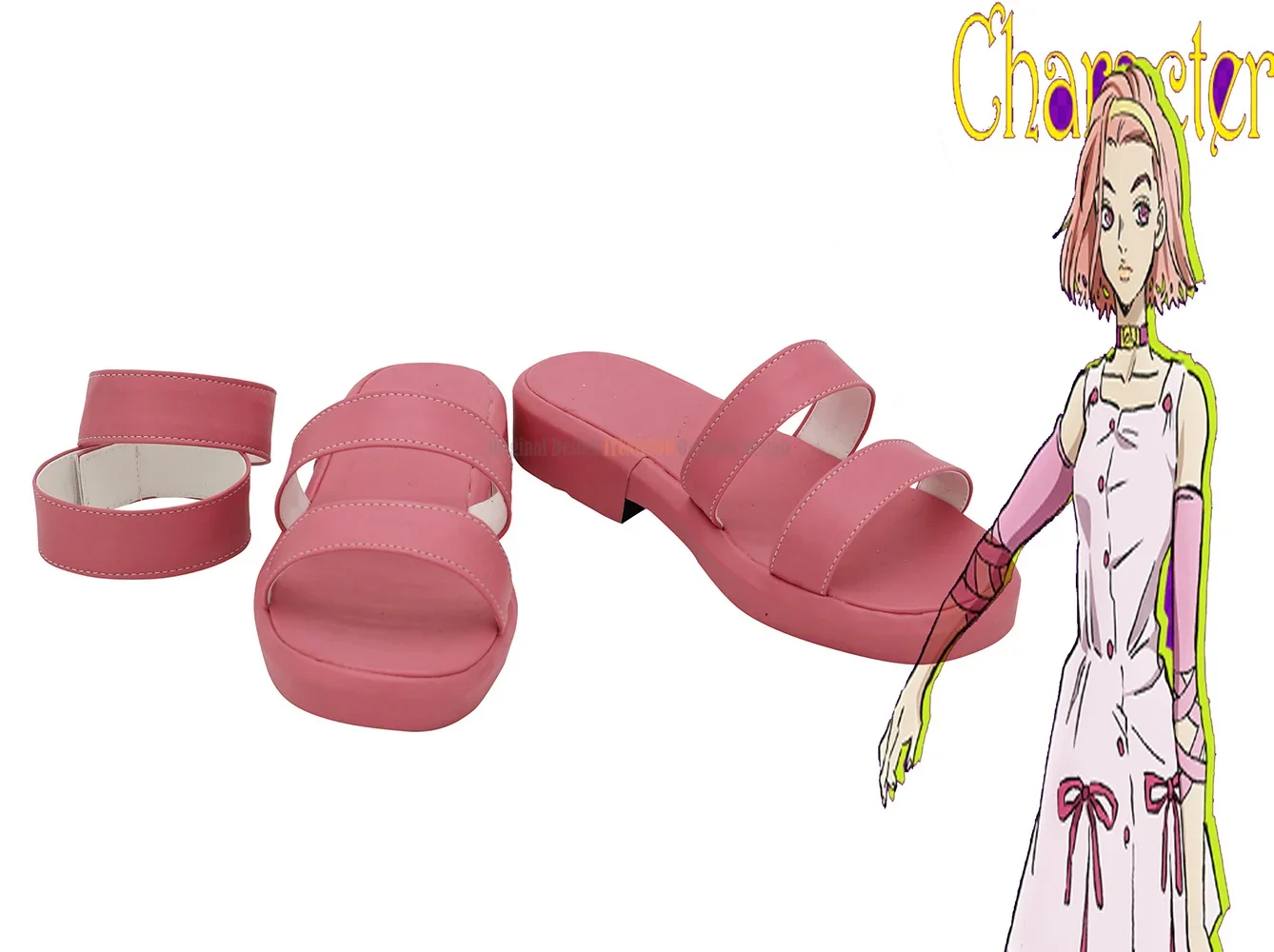 Sugimoto Reimi Shoes Cosplay JoJo'sBizarreAdventure Sugimoto Reimi Cosplay Shoes Pink Sandals Custom Made
Sugimoto Reimi Shoes Cosplay JoJo'sBizarreAdventure Sugimoto Reimi Cosplay Shoes Pink Sandals Custom Made