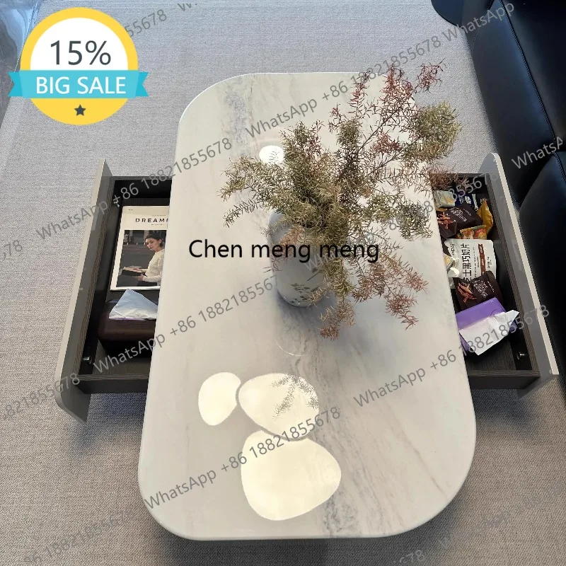 L07 Cream Light Luxury Coffee Table Organizer Aesthetic Waterpoor Quality Coffee Table Clear Minimalist Mesas Bajas Salon Furnit
L07 Cream Light Luxury Coffee Table Organizer Aesthetic Waterpoor Quality Coffee Table Clear Minimalist Mesas Bajas Salon Furnit