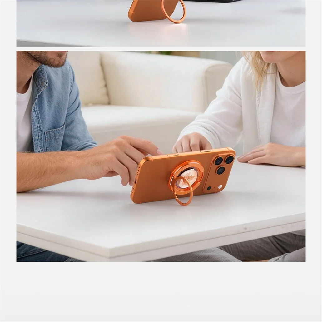 Nillkin IceSnap Dual-Sided Magnetic Ring Stand MagSafe Portable Folding Phone Holder Support Putting Your Photos And DIY Cards Nillkin IceSnap Dual-Sided Magnetic Ring Stand MagSafe Portable Folding Phone Holder Support Putting Your Photos And DIY Cards