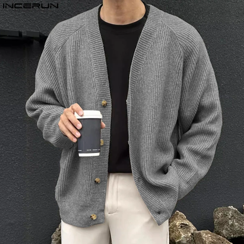 INCERUN Men Cardigan Fashion Long Sleeve Tops V-neck Elegant Men Cardigan Vintage Style Warm Loose Male Sweaters Outerwear S-5XL
INCERUN Men Cardigan Fashion Long Sleeve Tops V-neck Elegant Men Cardigan Vintage Style Warm Loose Male Sweaters Outerwear S-5XL