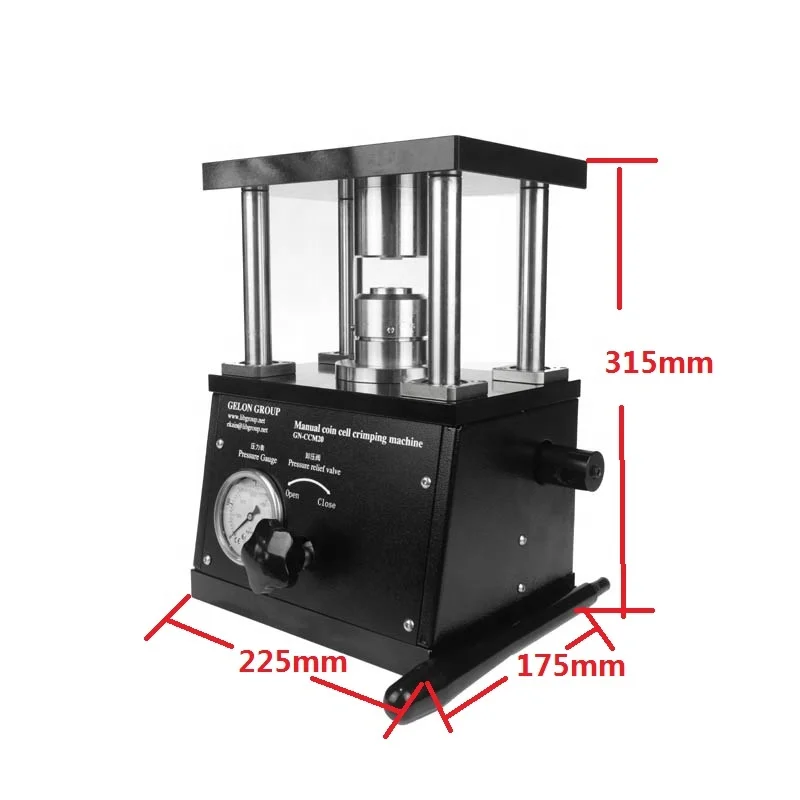 Coin Cell Manual Crimping Machine for Li-Ion Battery Lab Research
Coin Cell Manual Crimping Machine for Li-Ion Battery Lab Research