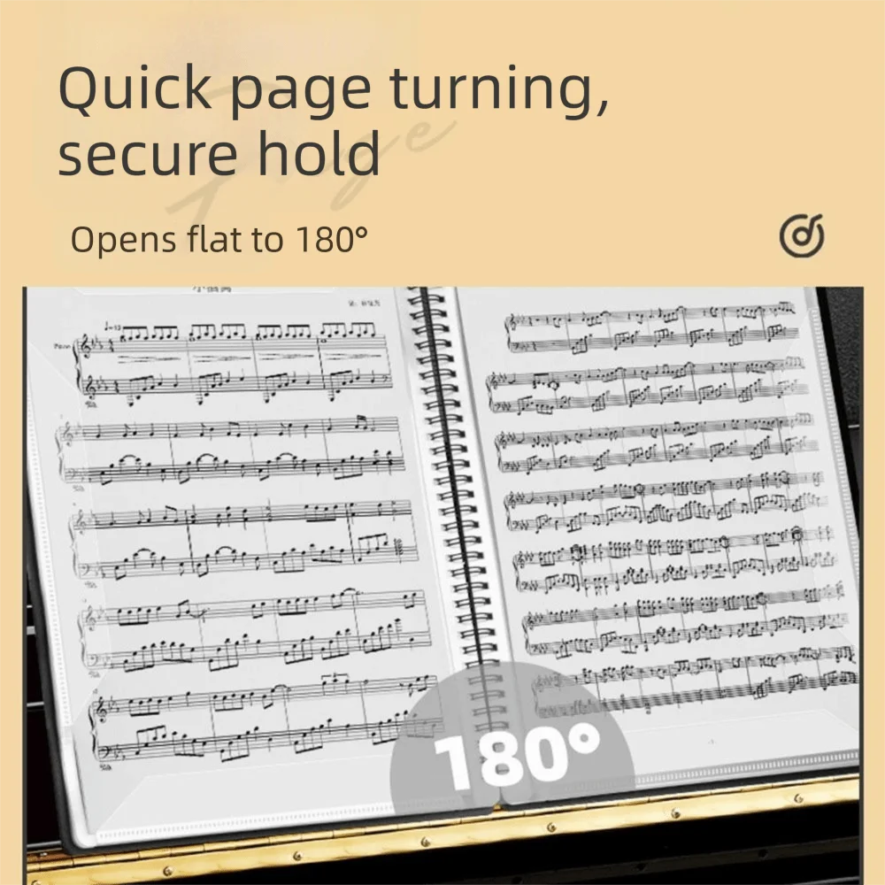 Ideal Gift A4 Music Score Folder Flexible Multi-layer Music Binder Double Side Portable Spiral Music Binder Sheet Music Storage
Ideal Gift A4 Music Score Folder Flexible Multi-layer Music Binder Double Side Portable Spiral Music Binder Sheet Music Storage