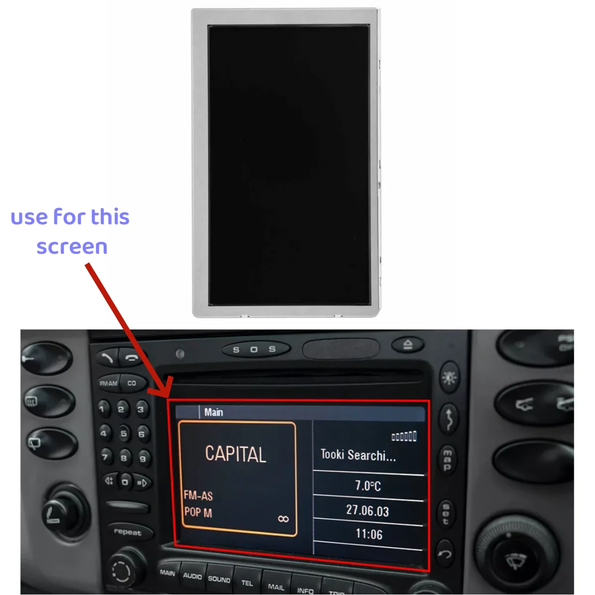 5.8" LCD Display for Porsche PCM 2.1 911 996 997 Boxster 986 987 Navigation Screen Repairment
5.8" LCD Display for Porsche PCM 2.1 911 996 997 Boxster 986 987 Navigation Screen Repairment