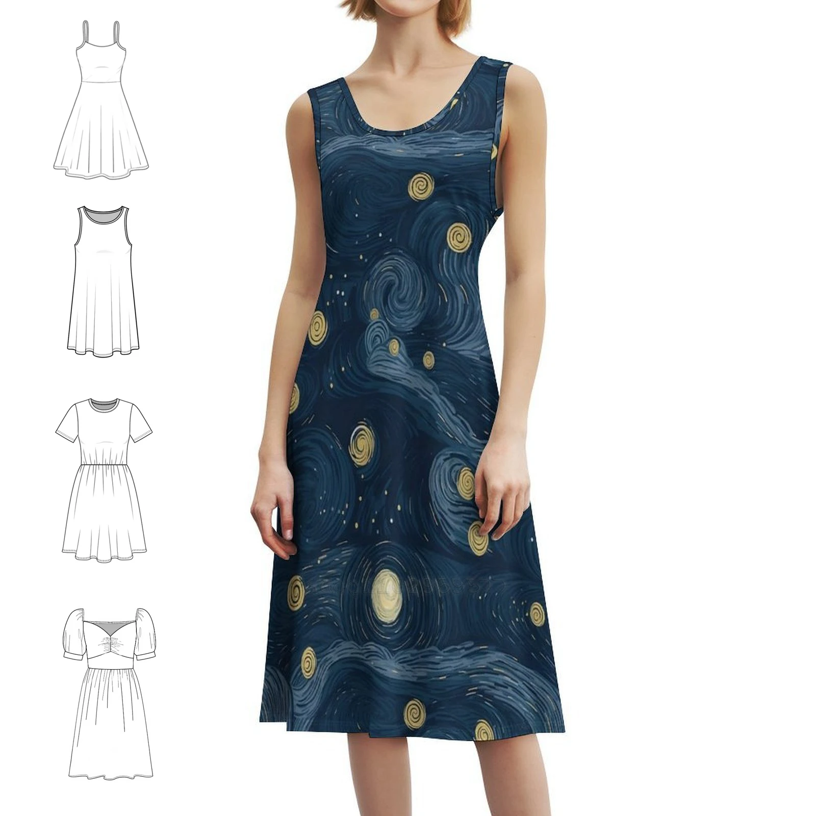 Платье с вырезом в форме сердца неба, элегантное летнее вечернее платье для женщин, небесные звезды, синий плиточный узор, Винсент Ван, вечернее платье для женщин
Платье с вырезом в форме сердца неба, элегантное летнее вечернее платье для женщин, небесные звезды, синий плиточный узор, Винсент Ван, вечернее платье для женщин