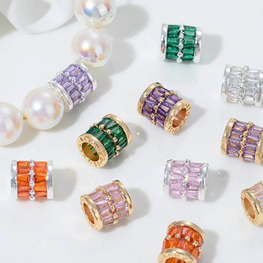 Copper Bead 14K Gold Color Zircon Zirconium Barrel Beads Wheel Beads Large Hole Beads Crystal Beaded DIY Handmade Accessories
Copper Bead 14K Gold Color Zircon Zirconium Barrel Beads Wheel Beads Large Hole Beads Crystal Beaded DIY Handmade Accessories
