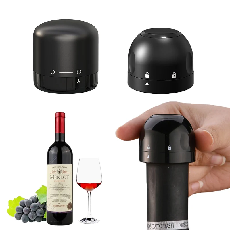 Vacuum Wine Stoppers Reusable Wine Bottle Stoppers Champagne Sealer Cap Set Leak-proof Preserver for Wine Plug Tools
Vacuum Wine Stoppers Reusable Wine Bottle Stoppers Champagne Sealer Cap Set Leak-proof Preserver for Wine Plug Tools