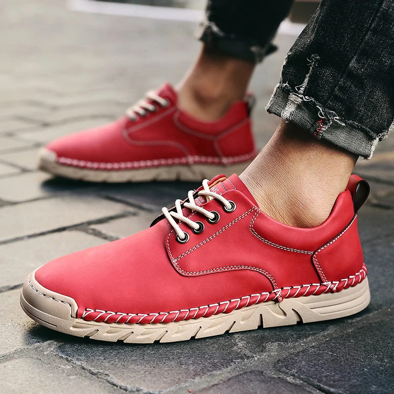 Loafers Men's Shoes Leather Casual Sports Shoe Spring and Autumn Fashion Vulcanized Shoes Tennis Lightweight Walking Shoes 2025
Loafers Men's Shoes Leather Casual Sports Shoe Spring and Autumn Fashion Vulcanized Shoes Tennis Lightweight Walking Shoes 2025