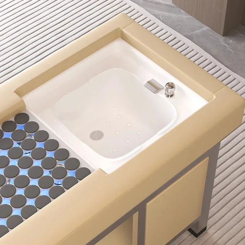 Multifunctional Massage Shampoo Bed Head Spa Moxibustion Foot Bath 2025 Latest Factory Shampoo Bed for Relaxation And Therapy
Multifunctional Massage Shampoo Bed Head Spa Moxibustion Foot Bath 2025 Latest Factory Shampoo Bed for Relaxation And Therapy