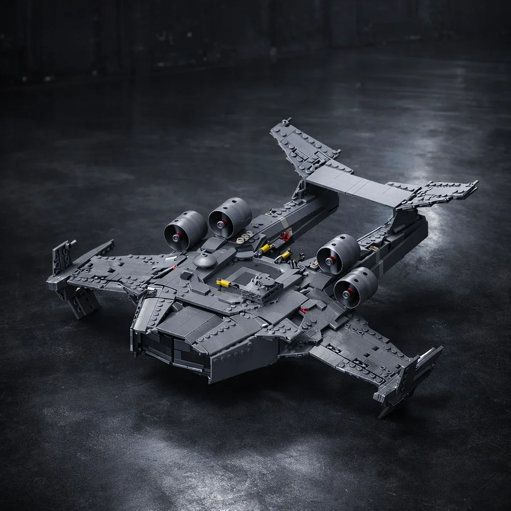 MOC Sci-Fi Spaceship Building Blocks Model Kit Space Fighter Brick Toy Assembly Set Creative Display Gift for Kids Adults
MOC Sci-Fi Spaceship Building Blocks Model Kit Space Fighter Brick Toy Assembly Set Creative Display Gift for Kids Adults