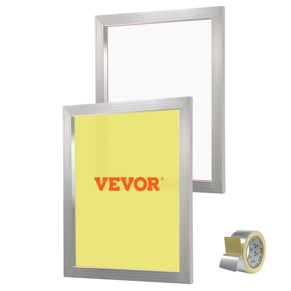 Screen Printing Kit 2 Pieces Aluminum Frames 20x24inch High Tension Nylon Mesh 230 Count DIY for t -Shirt Printing with Sealing
Screen Printing Kit 2 Pieces Aluminum Frames 20x24inch High Tension Nylon Mesh 230 Count DIY for t -Shirt Printing with Sealing