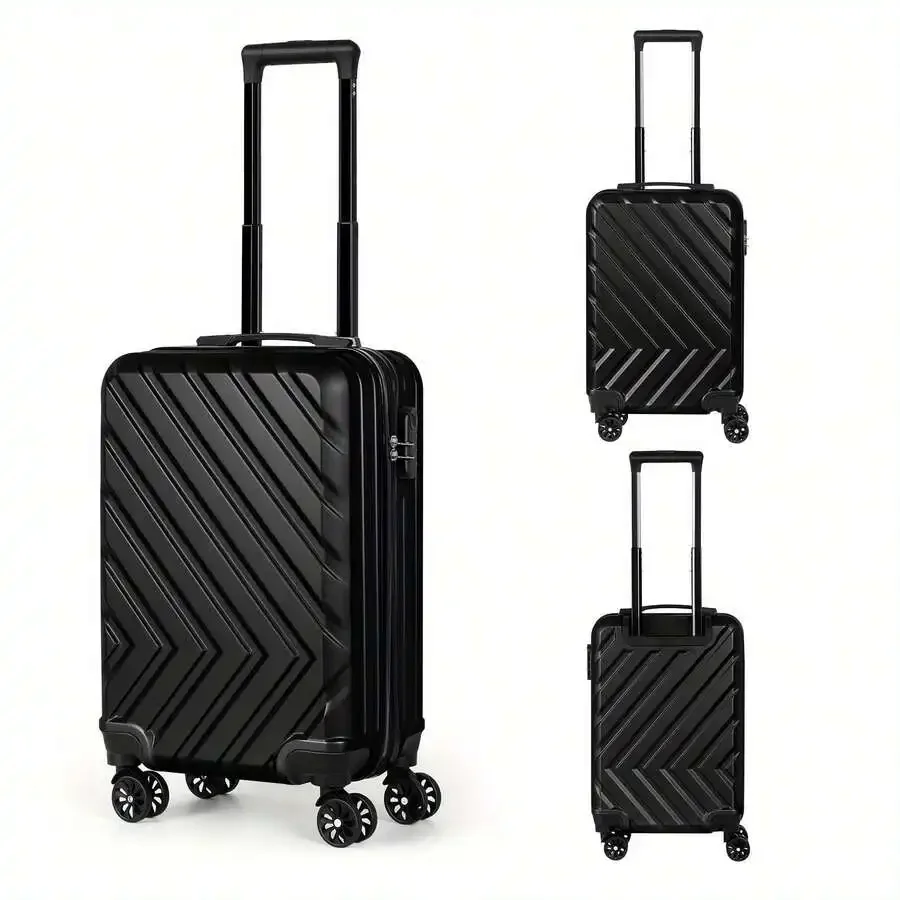 Trolley Luggage 20 Inch. Black Family Suitcase. Spinner Wheels And Customs Lock. Suitable For Business Travel. Traveling
Trolley Luggage 20 Inch. Black Family Suitcase. Spinner Wheels And Customs Lock. Suitable For Business Travel. Traveling