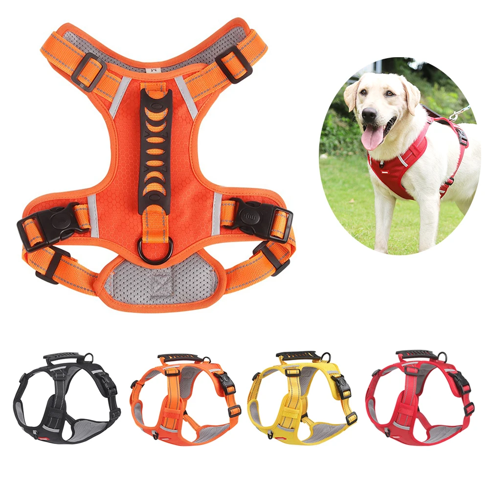 Dog Harness No Pull Reflective Adjustable Big Dog Harness Vest For Medium Large Dogs Walking French Bulldog Dog Accessories
Dog Harness No Pull Reflective Adjustable Big Dog Harness Vest For Medium Large Dogs Walking French Bulldog Dog Accessories