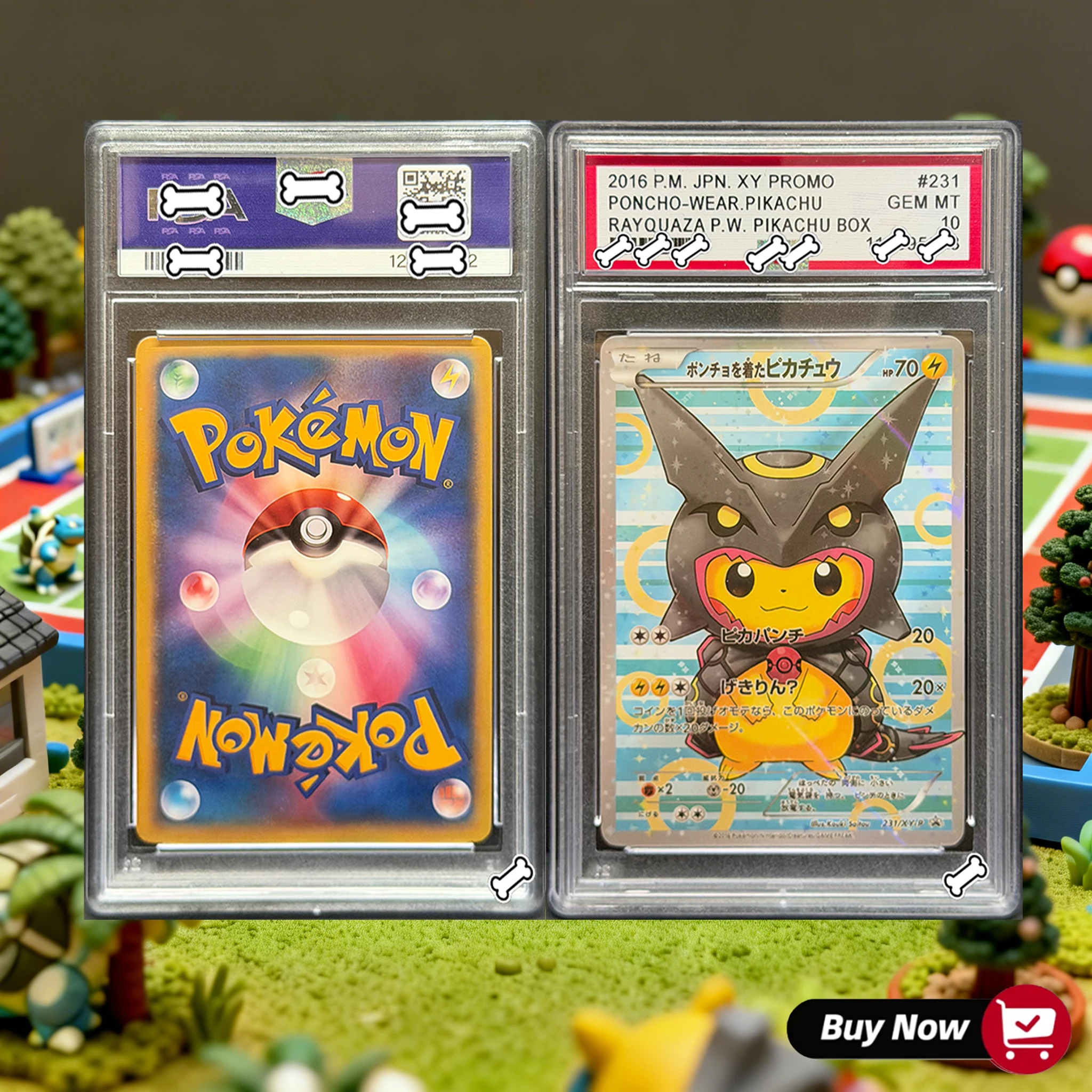 2016 Pokemon JPN XY Pikachu Rayquaza PromoR Full Art Holo Art Print - JPN High Quality TCG Theme Bookmark/Collectible
2016 Pokemon JPN XY Pikachu Rayquaza PromoR Full Art Holo Art Print - JPN High Quality TCG Theme Bookmark/Collectible