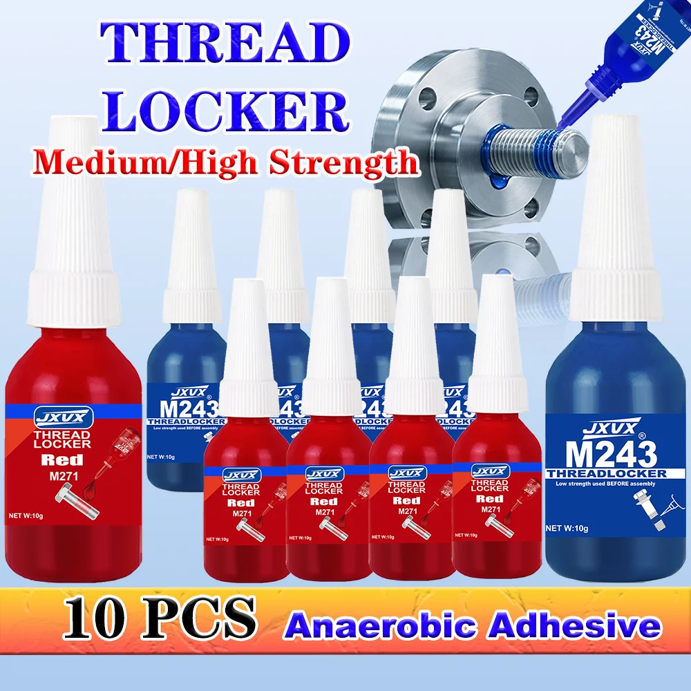 (10 pcs - 10 g) Sealing Anaerobic Threadlocker Adhesive - Super Shock-Resistant, High-Temperature Resistant, Removable
(10 pcs - 10 g) Sealing Anaerobic Threadlocker Adhesive - Super Shock-Resistant, High-Temperature Resistant, Removable