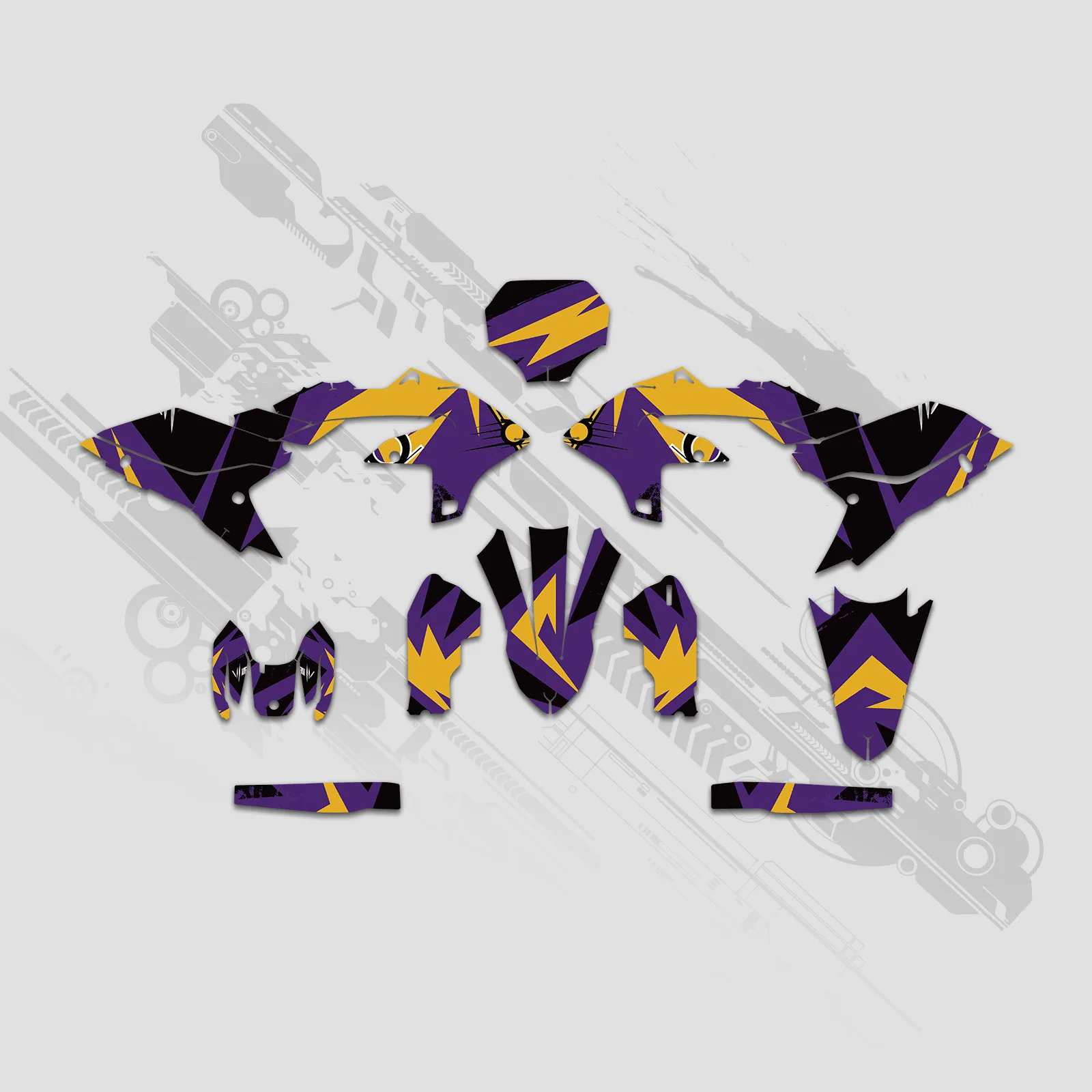 Набор графических наклеек NICECNC для мотоциклов Yamaha YZ250F YZF 250 2024 и YZ450F YZF 450 2023, индивидуальный дизайн
Набор графических наклеек NICECNC для мотоциклов Yamaha YZ250F YZF 250 2024 и YZ450F YZF 450 2023, индивидуальный дизайн