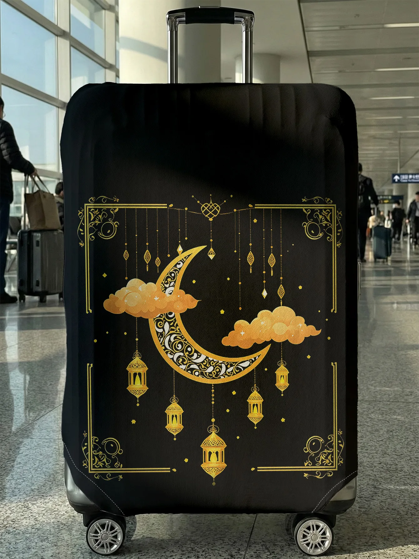 Защитный чехол для багажа Star and Moon Lantern, подходит для чехлов для багажа размером 18-32 дюйма, чехлов для ручек багажа, дорожных аксессуаров.
Защитный чехол для багажа Star and Moon Lantern, подходит для чехлов для багажа размером 18-32 дюйма, чехлов для ручек багажа, дорожных аксессуаров.