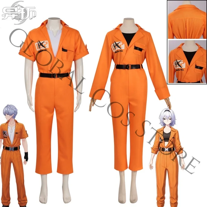 Neverness To Everness The Zero Cosplay Costumes Game Character Orange Prison Jumpsuit for Conventions & Halloween Dress Up
Neverness To Everness The Zero Cosplay Costumes Game Character Orange Prison Jumpsuit for Conventions & Halloween Dress Up