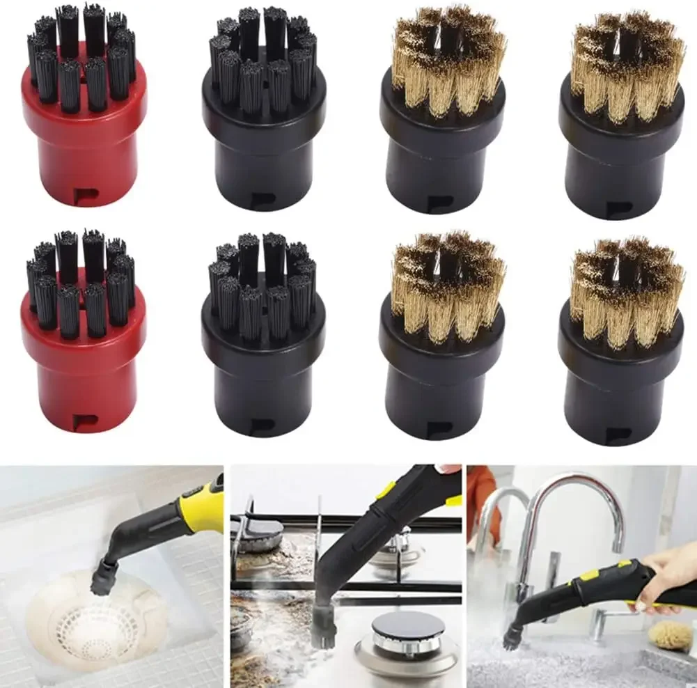 4PCS Cleaning Brushes for Karcher SC1 SC2 SC3 SC4 SC5 SC7 CTK10 Nylon + Brass Wire Brush Replacement Sprinkler Nozzle Head
4PCS Cleaning Brushes for Karcher SC1 SC2 SC3 SC4 SC5 SC7 CTK10 Nylon + Brass Wire Brush Replacement Sprinkler Nozzle Head