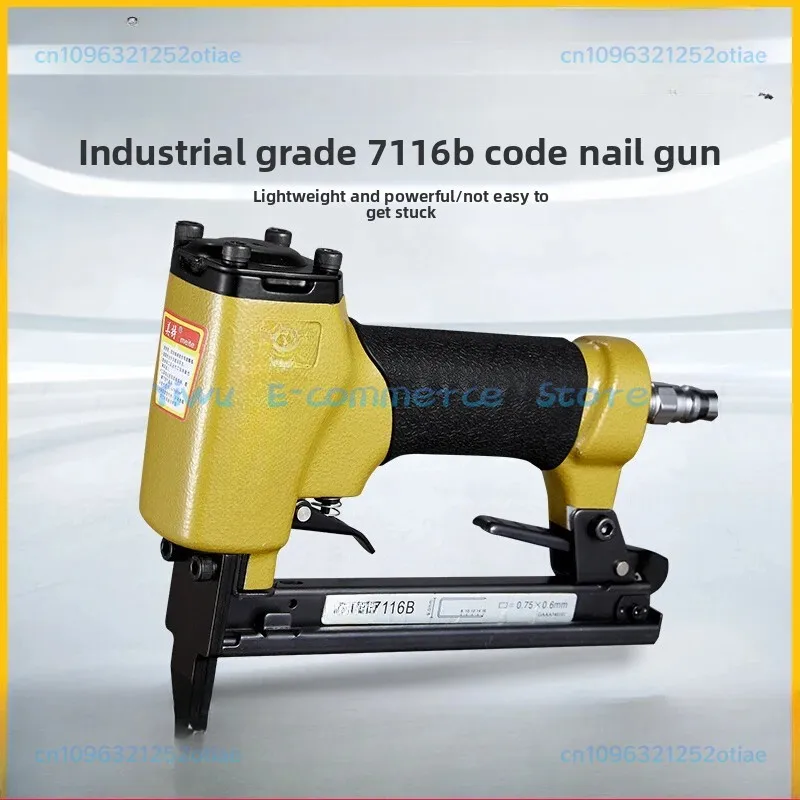 Air Nail Gun 7116b Pneumatic Code Nail Gun Door Type Woodworking Leather Sofa U Type Air
Air Nail Gun 7116b Pneumatic Code Nail Gun Door Type Woodworking Leather Sofa U Type Air