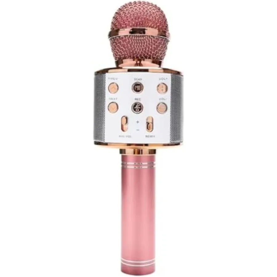 Wireless Bluetooth Karaoke Microphone Portable Handheld Mic Speaker 3-in-1 for All Smartphones Gifts
Wireless Bluetooth Karaoke Microphone Portable Handheld Mic Speaker 3-in-1 for All Smartphones Gifts