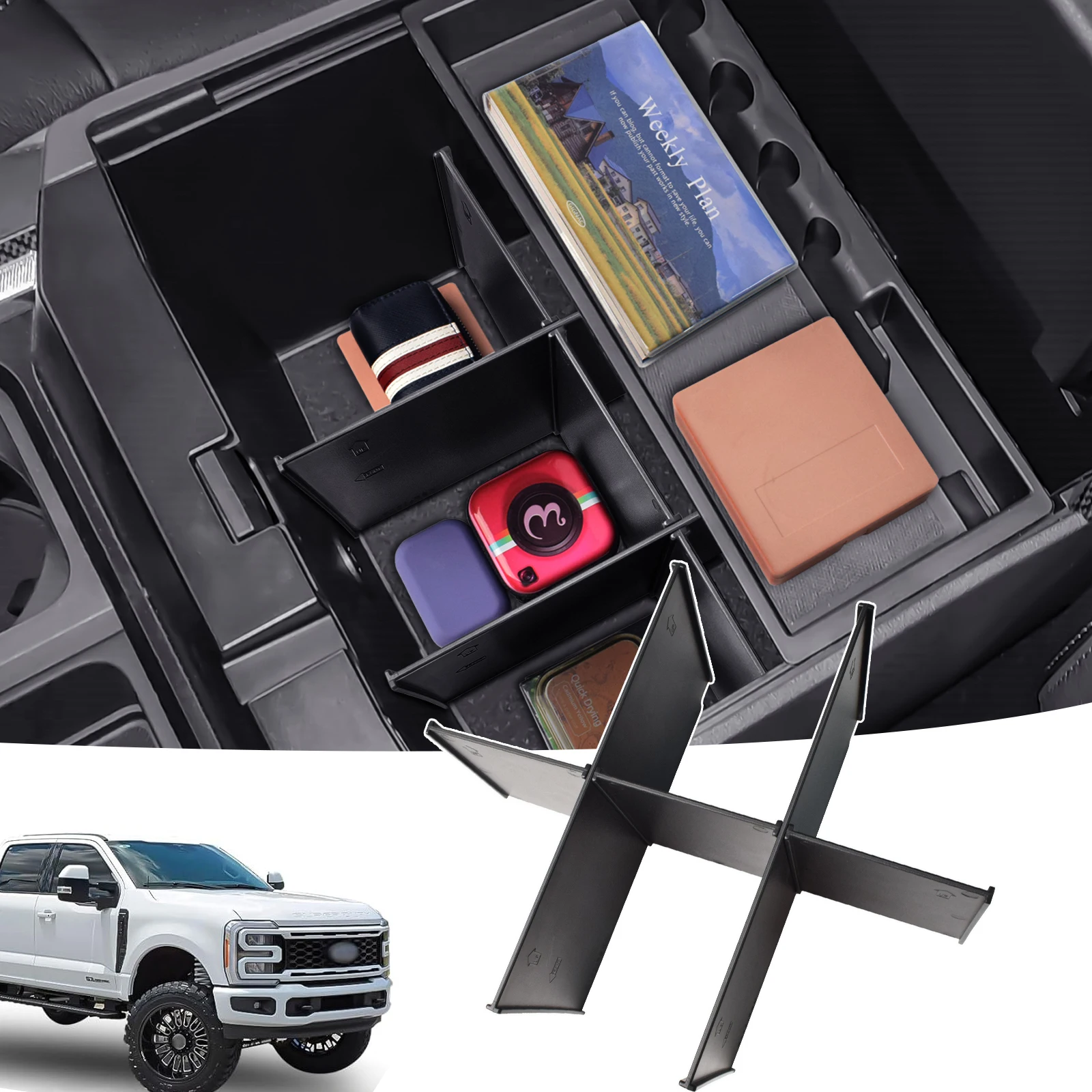 Center Console Dividers for Ford F250/350/450 2023-2025 Center Console Organizer Armrest Storage Box Dividers Tray Accessories
Center Console Dividers for Ford F250/350/450 2023-2025 Center Console Organizer Armrest Storage Box Dividers Tray Accessories