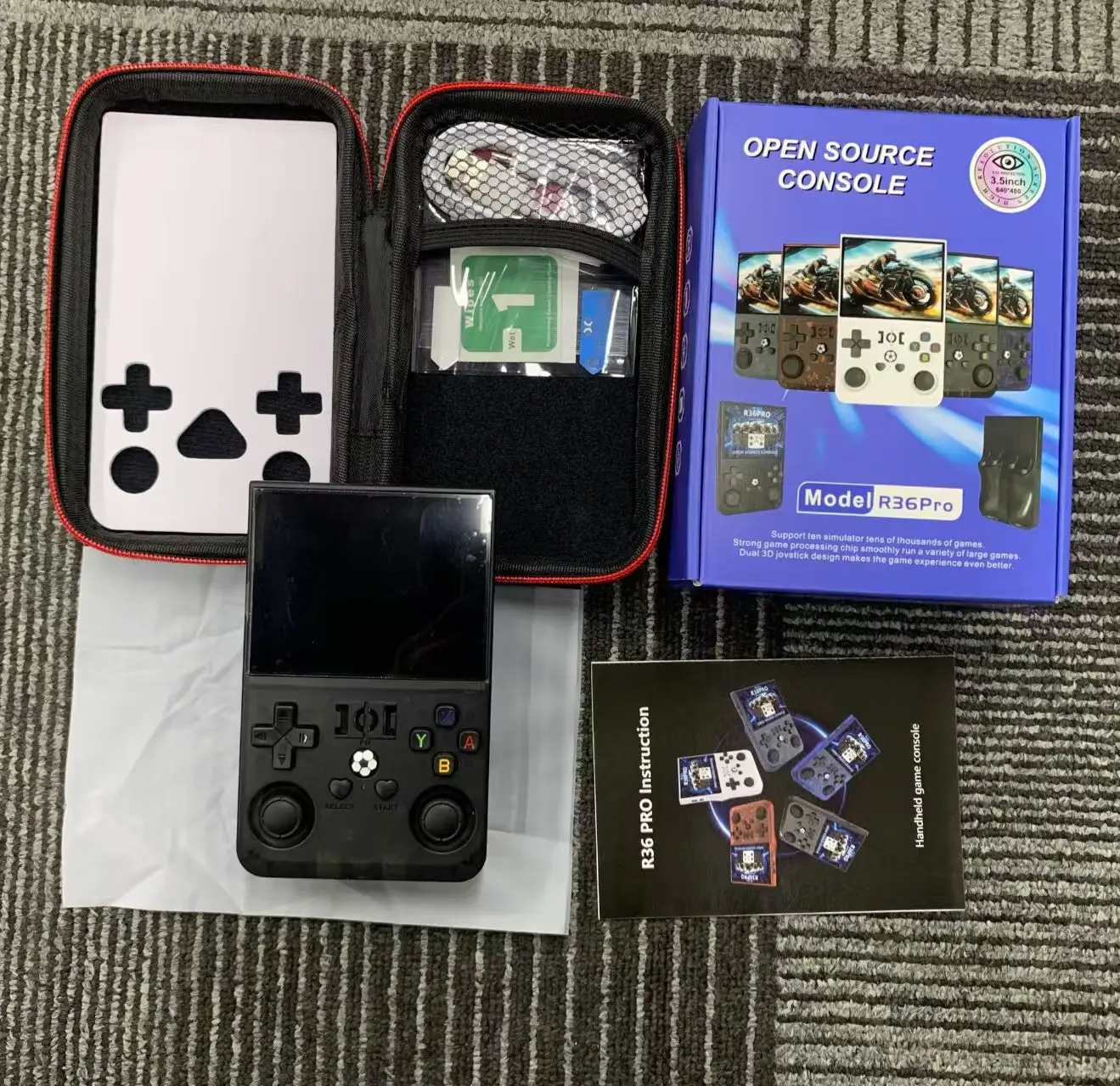 R36 PRO Open Source Retro Handheld Video Game Console Linux System 3.5 Inch IPS Screen Portable Pocket Video Player 128GB Games
R36 PRO Open Source Retro Handheld Video Game Console Linux System 3.5 Inch IPS Screen Portable Pocket Video Player 128GB Games