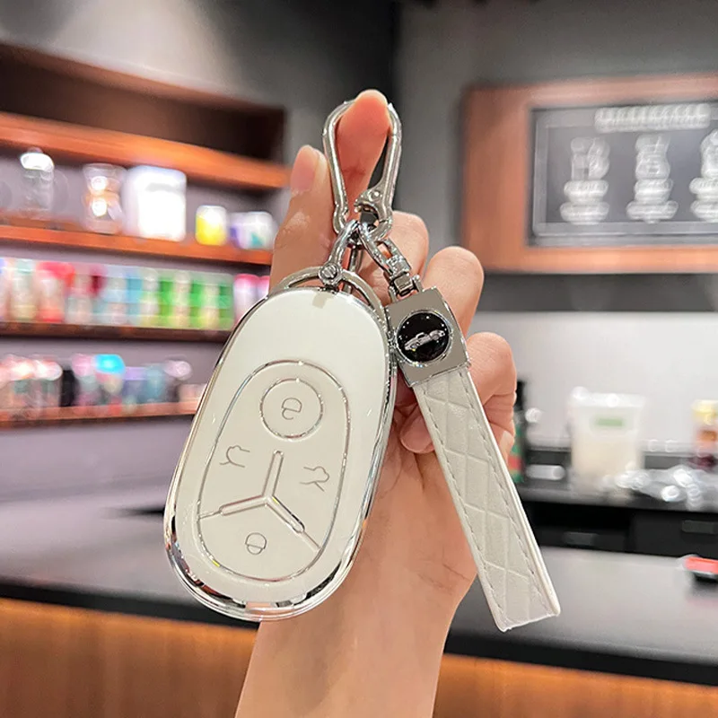 For Geely GEOME Xingyuan EX2 Explorer Freedom Edition Electric Car Key Case Car Key Case Cover Protective Shell Key Ring Buckle
For Geely GEOME Xingyuan EX2 Explorer Freedom Edition Electric Car Key Case Car Key Case Cover Protective Shell Key Ring Buckle