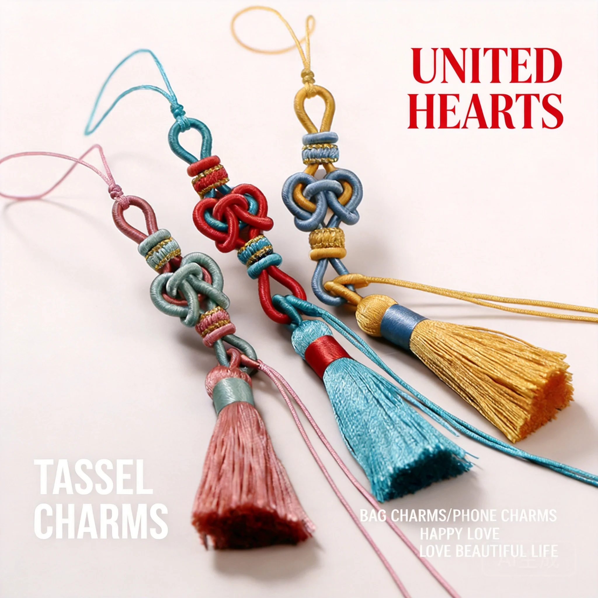 Chinese Style Hand Woven Double Heart Knot Tassel Pendant Diy Beadable Lucky Blessing Bag Charm Phone Hanging Ornament Auspiciou
Chinese Style Hand Woven Double Heart Knot Tassel Pendant Diy Beadable Lucky Blessing Bag Charm Phone Hanging Ornament Auspiciou