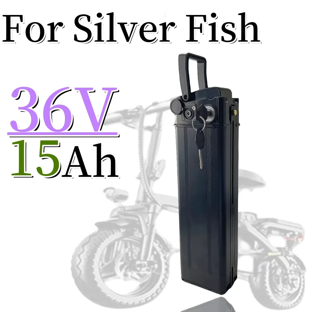 36V 15Ah For Silver Fish Ebike 500W 750W 1000W 42V 15AH BMS 18650 Lithium Battery Pack With charger
36V 15Ah For Silver Fish Ebike 500W 750W 1000W 42V 15AH BMS 18650 Lithium Battery Pack With charger