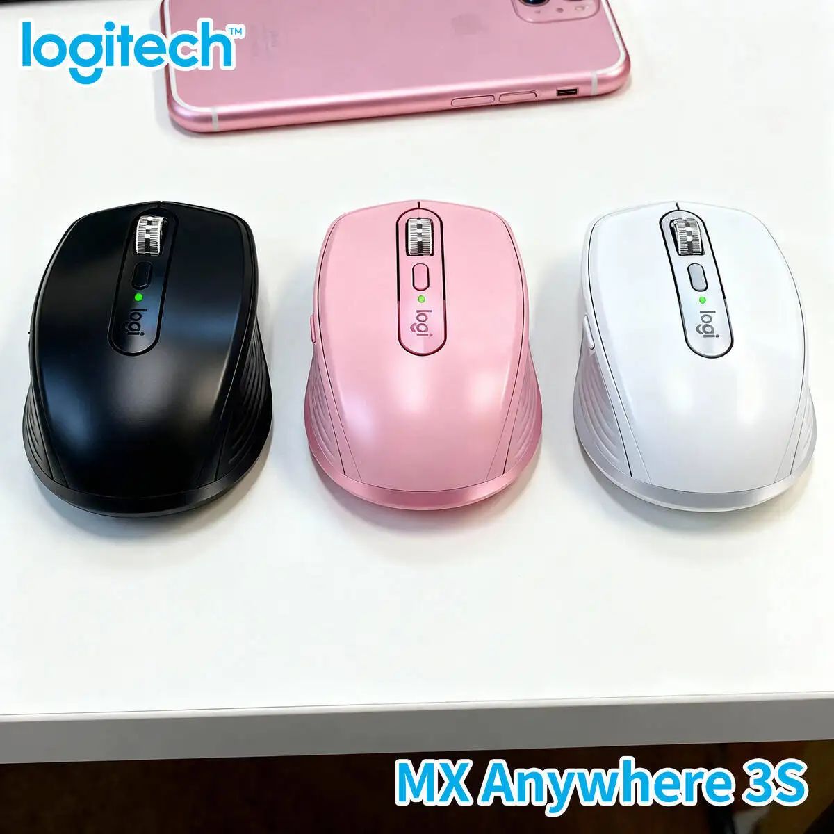 Logitech MX Anywhere 3S Bluetooth Mouse for Travelers Fast Charging 70-Day Battery
Logitech MX Anywhere 3S Bluetooth Mouse for Travelers Fast Charging 70-Day Battery
