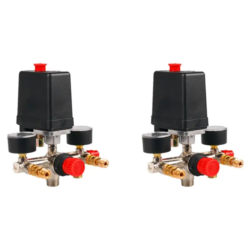 2X 175Psi 12Bar 230V 16A Air Compressor Pressure ON/OFF Switch Control Valve Knob
2X 175Psi 12Bar 230V 16A Air Compressor Pressure ON/OFF Switch Control Valve Knob