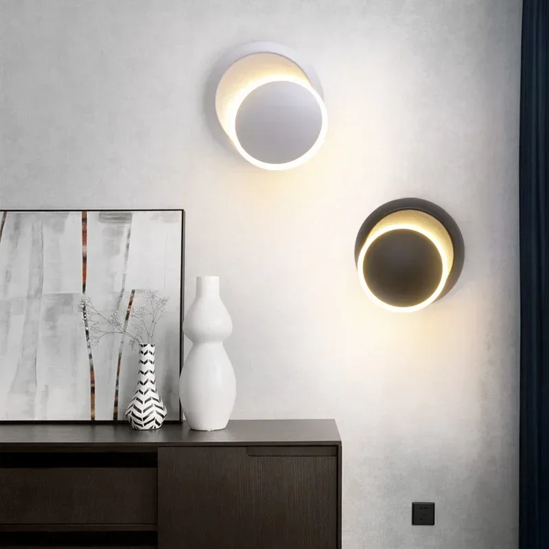 Modern Nordic Round Rotatable LED Wall Lamp for Bedroom Living Room Dining Room Hallway
Modern Nordic Round Rotatable LED Wall Lamp for Bedroom Living Room Dining Room Hallway