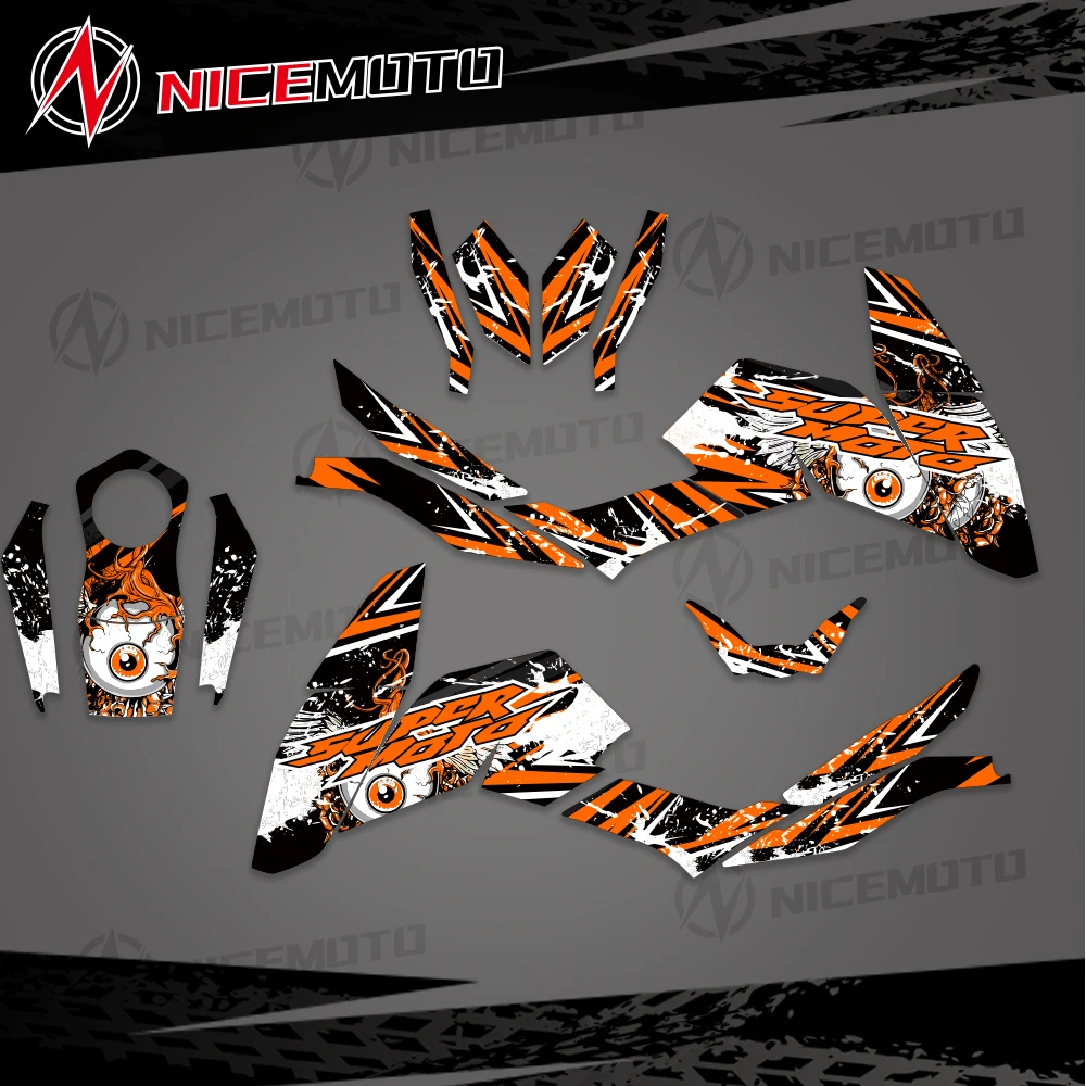 Полная графика, наклейки, мотоциклетный фон, индивидуальный номер, имя для KTM DUKE 125 200 390 2013 2014 2015 2016
Полная графика, наклейки, мотоциклетный фон, индивидуальный номер, имя для KTM DUKE 125 200 390 2013 2014 2015 2016