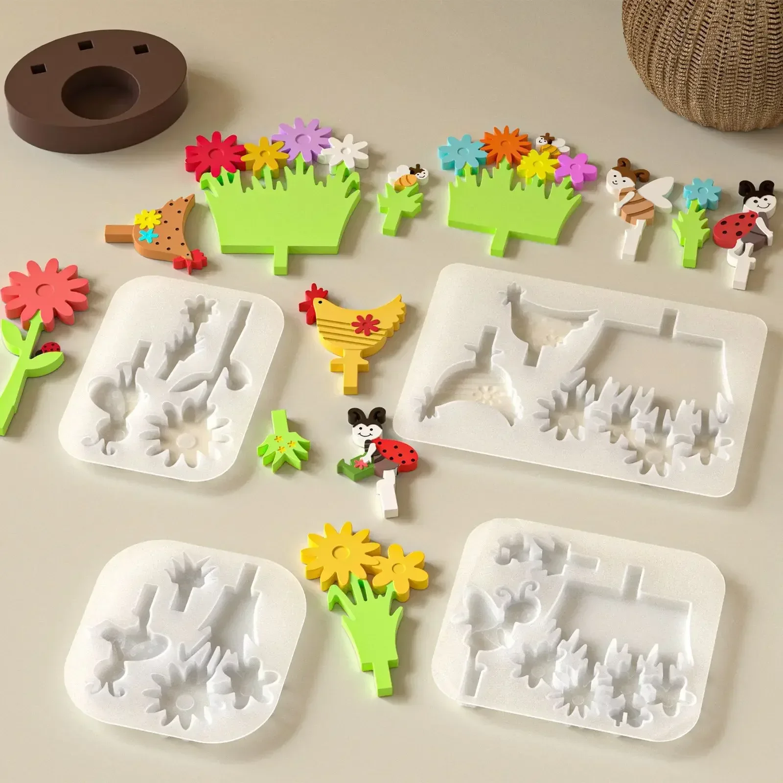 2026 New model Advanced Latest Models Easter Silicone Mold Flower Bee Hen Candlestick Base Plaster Resin Casting Mould
2026 New model Advanced Latest Models Easter Silicone Mold Flower Bee Hen Candlestick Base Plaster Resin Casting Mould