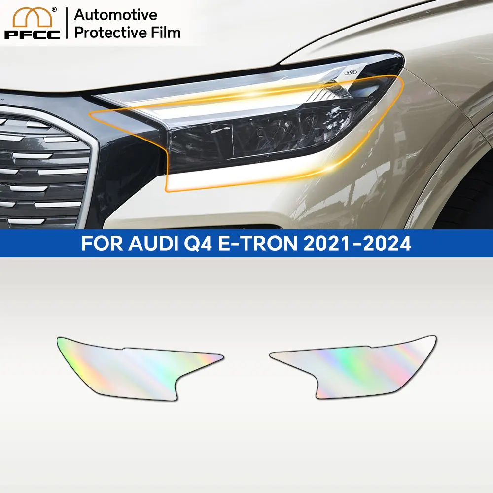 PFCC for Audi Q4 E-TRON 2021-2024 8.5mil Car Headlight Film Precut Paint Protection Film Clear Bra TPU Transparent PPF TPU
PFCC for Audi Q4 E-TRON 2021-2024 8.5mil Car Headlight Film Precut Paint Protection Film Clear Bra TPU Transparent PPF TPU