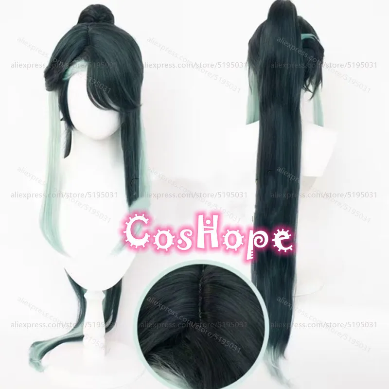 Cloud Retainer Cosplay Wig Xianyun Wig Dark Blue Green Wig Cosplay Anime Cosplay Wigs Heat Resistant Synthetic Wigs
Cloud Retainer Cosplay Wig Xianyun Wig Dark Blue Green Wig Cosplay Anime Cosplay Wigs Heat Resistant Synthetic Wigs