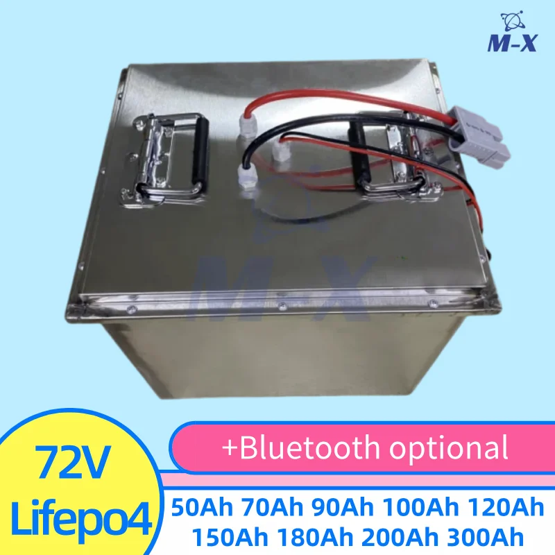 Waterproof 72V Lithium Battery 50Ah 70Ah 90Ah 100Ah 120Ah 150Ah 180Ah 200Ah 300Ah Lifepo4 for 7KW 10KW 14KW Sightseeing Bus
Waterproof 72V Lithium Battery 50Ah 70Ah 90Ah 100Ah 120Ah 150Ah 180Ah 200Ah 300Ah Lifepo4 for 7KW 10KW 14KW Sightseeing Bus