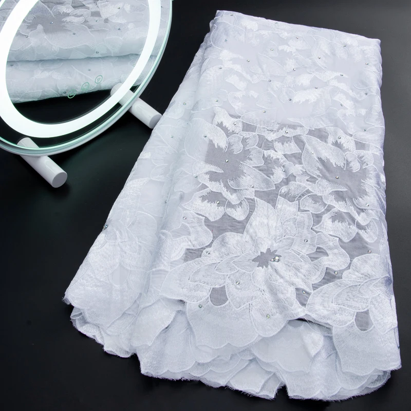 African Cotton Lace Fabric Embroidery2023 High Quality Nigerian French Swiss Voile Lace Fabric For Women Party DressesA3086
African Cotton Lace Fabric Embroidery2023 High Quality Nigerian French Swiss Voile Lace Fabric For Women Party DressesA3086