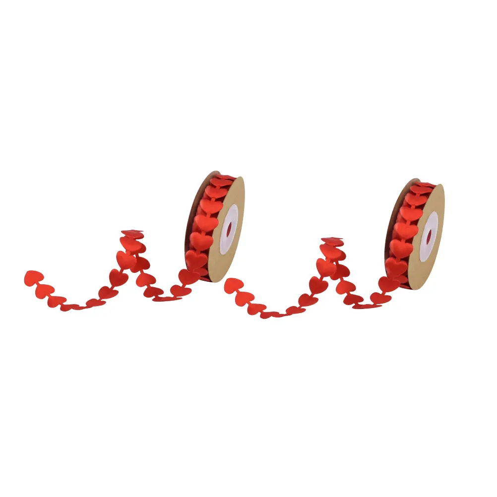 Heart Shape Beads Ribbon 2 Roll Decorative Garland for Wedding Gifts Wrapping Christmas Valentine Craft Supplies Elastic Band
Heart Shape Beads Ribbon 2 Roll Decorative Garland for Wedding Gifts Wrapping Christmas Valentine Craft Supplies Elastic Band