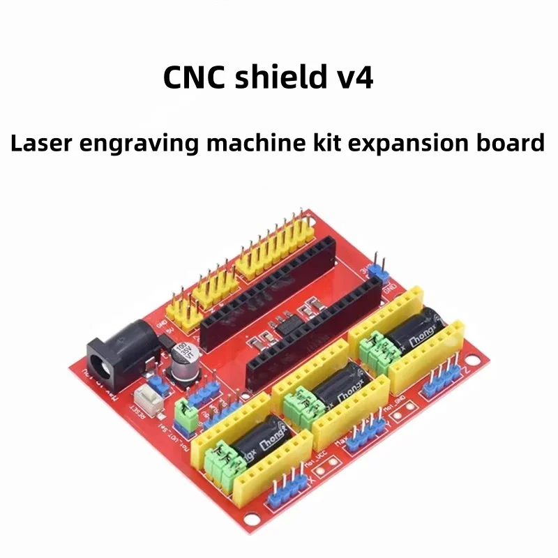 CNC Shield V4 Laser Engraving Machine Kit Expansion Board for DIY Engraver Projects
CNC Shield V4 Laser Engraving Machine Kit Expansion Board for DIY Engraver Projects