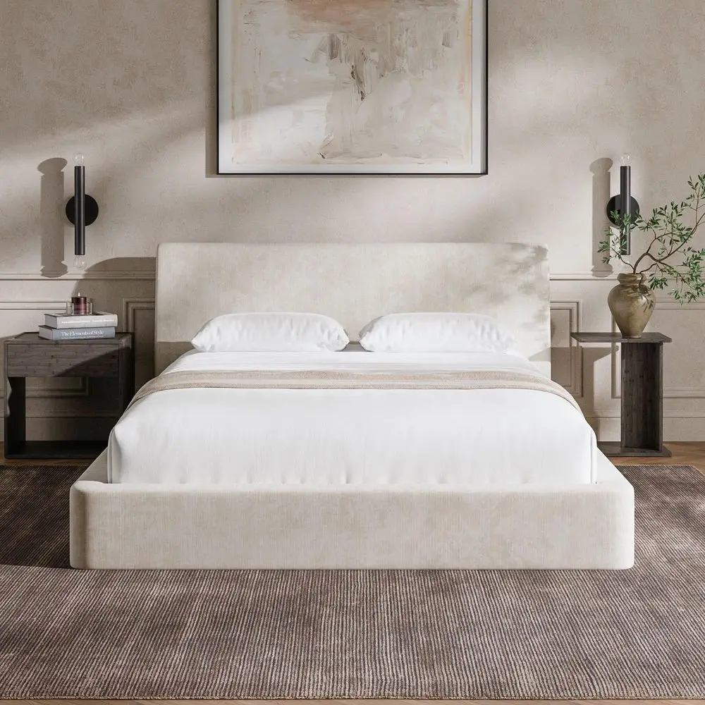 AirFrame Queen Bed Frame with Ergonomic Angled Foam Cushioned Headboard, Minimalist Design Platform Bed Frame, No Box Spring Ne
AirFrame Queen Bed Frame with Ergonomic Angled Foam Cushioned Headboard, Minimalist Design Platform Bed Frame, No Box Spring Ne