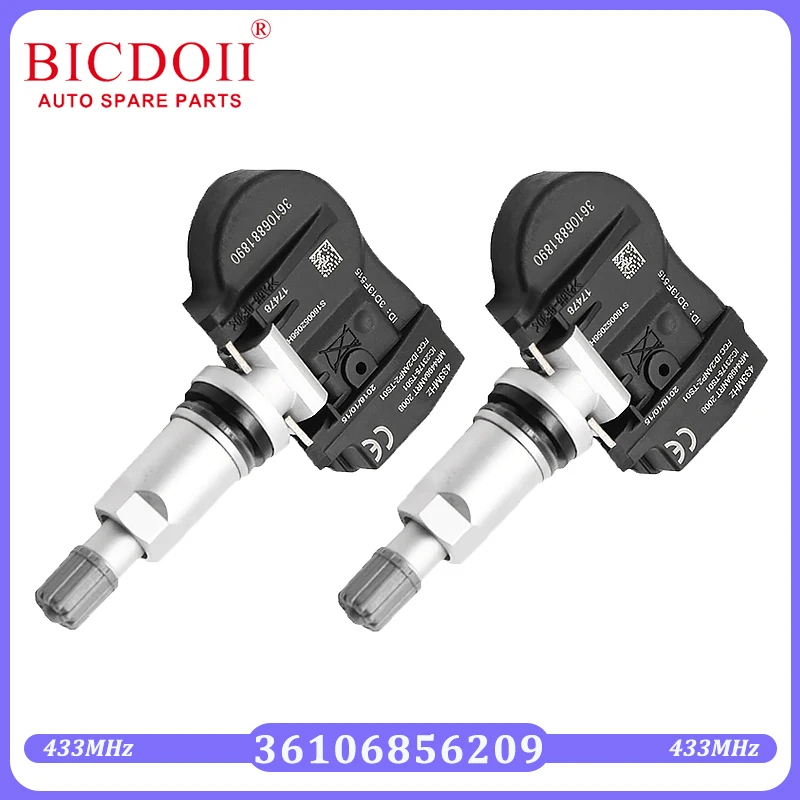 For 2010-2020 Tire Pressure Sensor Mini Cabrio BMW F20 F21 F23 F30 F31 F32 F33 F34 M2 X1 X2 i3 433MHz TPMS 6855539 36106856209
For 2010-2020 Tire Pressure Sensor Mini Cabrio BMW F20 F21 F23 F30 F31 F32 F33 F34 M2 X1 X2 i3 433MHz TPMS 6855539 36106856209