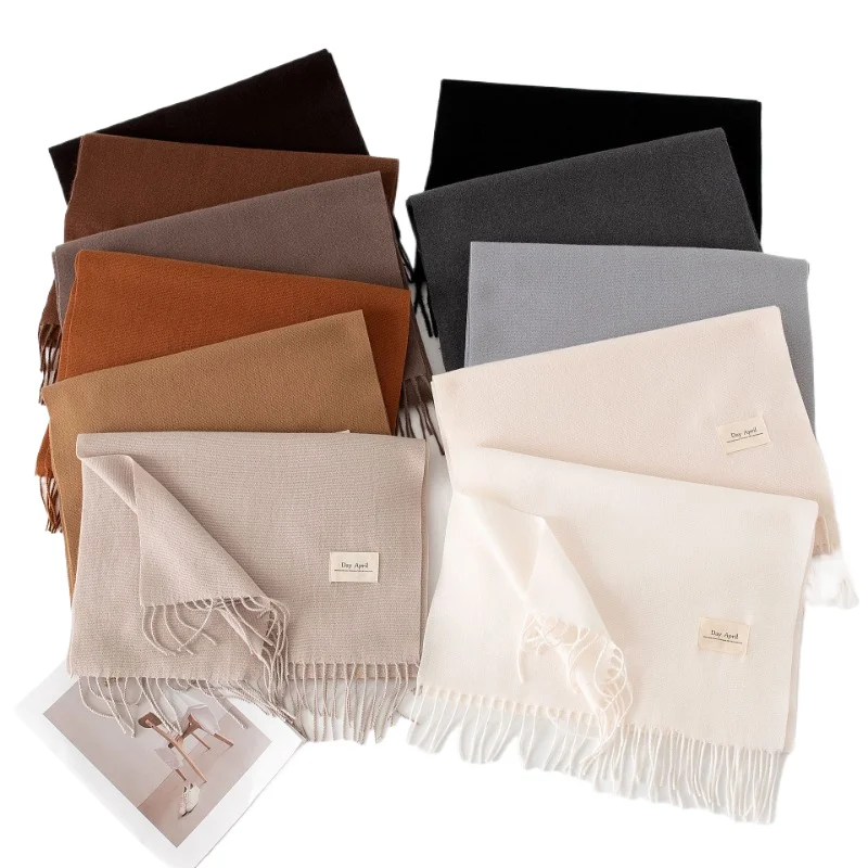 Fashion Simple Solid Color Soft Scarf Women Luxury Autumn Winter Cashmere Warm Scarves Shawl Clothing Accessories Gift
Fashion Simple Solid Color Soft Scarf Women Luxury Autumn Winter Cashmere Warm Scarves Shawl Clothing Accessories Gift