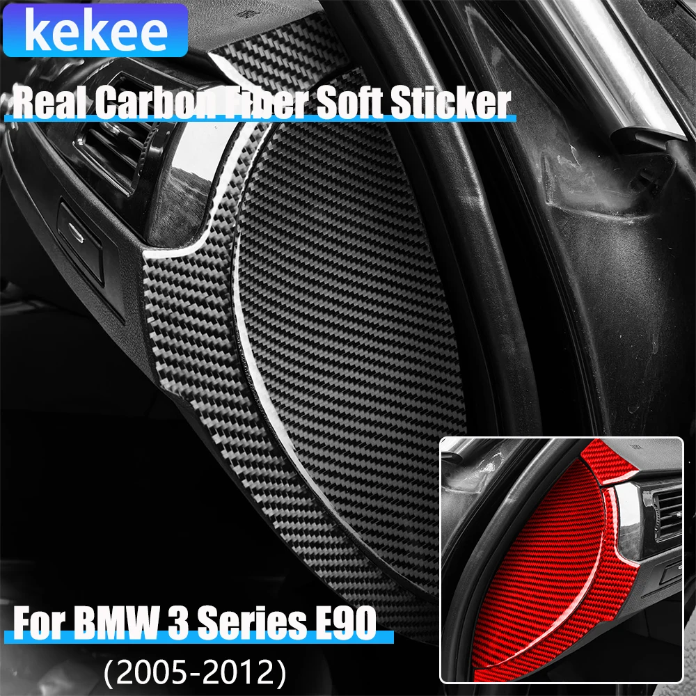 Настоящие автомобильные аксессуары из углеродного волокна, комплект боковых накладок на приборную панель, наклейка для BMW 3 серии E90 2005 2006 2007 2008 2009 2010 2011 2012
Настоящие автомобильные аксессуары из углеродного волокна, комплект боковых накладок на приборную панель, наклейка для BMW 3 серии E90 2005 2006 2007 2008 2009 2010 2011 2012