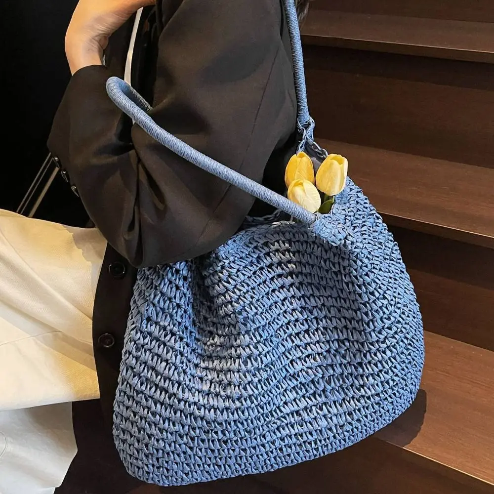 Girls Gift Hollow Out Straw Shoulder Bag Bohemian Breathable Weave Tote Bag Portable Large Capacity Summer Beach Bag Vacation
Girls Gift Hollow Out Straw Shoulder Bag Bohemian Breathable Weave Tote Bag Portable Large Capacity Summer Beach Bag Vacation