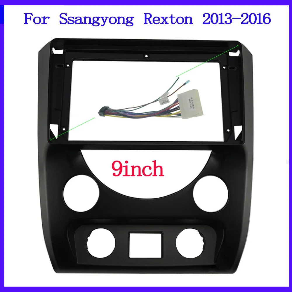 2din oen din Car Radio Fascia For Ssangyong Rexton 2013-2016 car radio Frame Kit Adapter Face Panel Frame Trim Dashboard cable
2din oen din Car Radio Fascia For Ssangyong Rexton 2013-2016 car radio Frame Kit Adapter Face Panel Frame Trim Dashboard cable