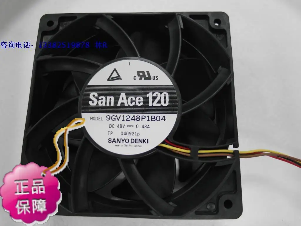 НОВЫЙ SANYO DENKI SAN ACE 9GV1248P1B04 DC48V12038 Осевой вентилятор охлаждения с шарикоподшипником 
НОВЫЙ SANYO DENKI SAN ACE 9GV1248P1B04 DC48V12038 Осевой вентилятор охлаждения с шарикоподшипником