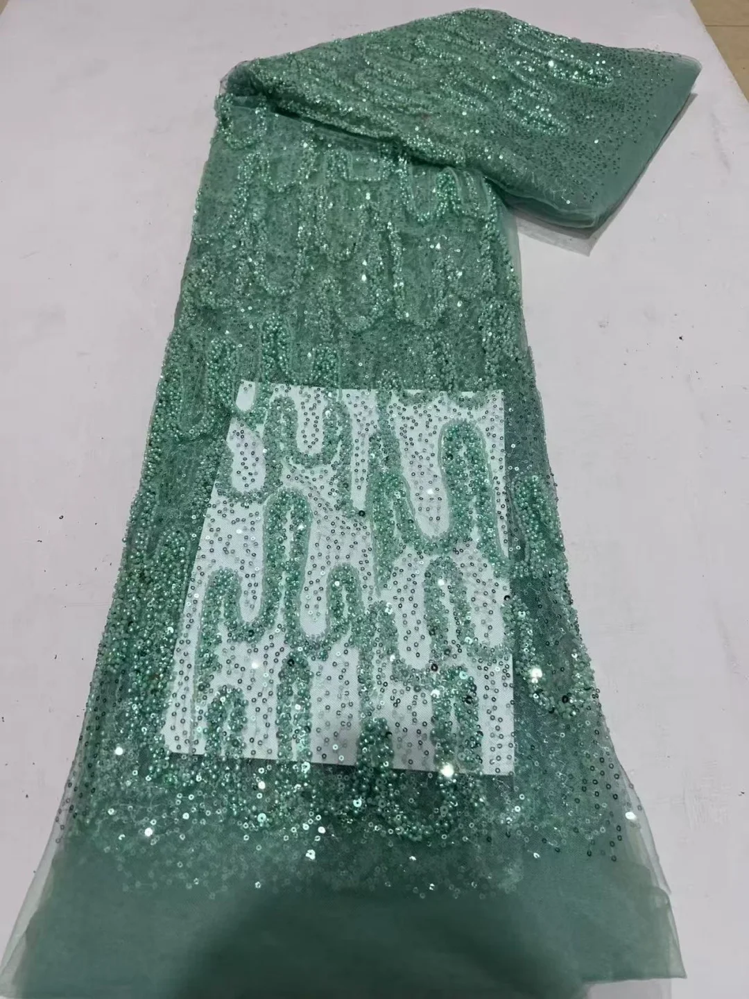 2026 New Style Luxury Black African Handmade Beads Lace Fabric Sequins Beads Embroidery Nigerian French Net Lace Fabric 5 Yards
2026 New Style Luxury Black African Handmade Beads Lace Fabric Sequins Beads Embroidery Nigerian French Net Lace Fabric 5 Yards